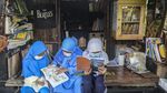 Ada Bale Buku di Sudut Perkampungan Kramat Jati