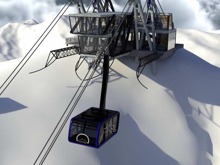 Rancangan Gondola dan Trem Menuju Puncak Tertinggi di Montana