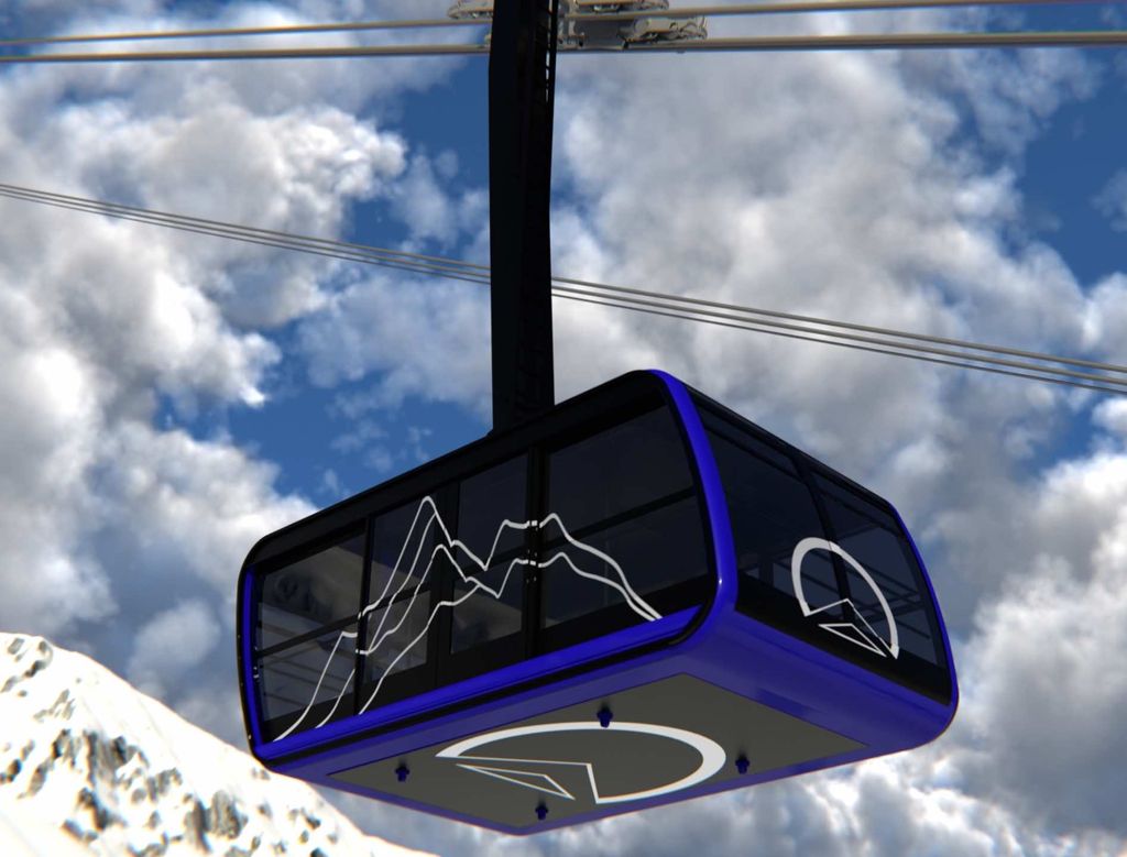 Rancangan jaringan trem dan gondola baru di Big Sky Resort
