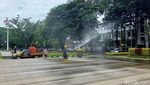 Satgas COVID-19 Bandung Lakukan Penyemprotan Disinfektan