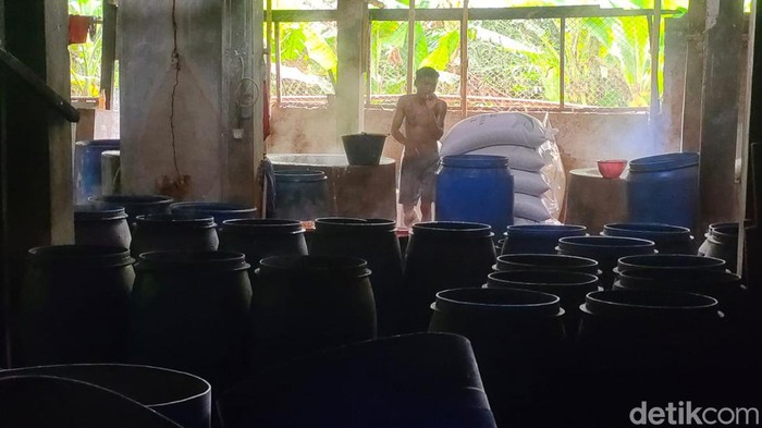 Situasi pabrik tahu di Majalengka.