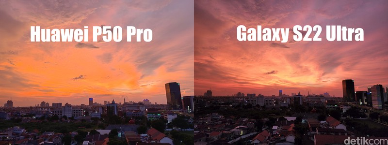 Uji kamera Galaxy S22 Ultra Vs Huawei P50 Pro