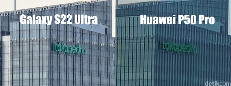 Uji kamera Galaxy S22 Ultra Vs Huawei P50 Pro