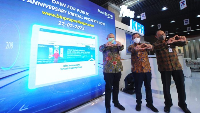 BTN mengelar Anniversary Virtual Property Expo mulai 22 Februari-31 Maret 2022 dengan menawarkan suku bunga promo 3,72% per tahun bagi masyarakat yang ingin membeli rumah dengan fasilitas KPR BTN.