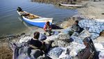Danau Terbesar Kedua di Irak Mengering, Banyak Ikan Mati