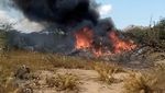 Detik-detik Helikopter Jatuh dan Terbakar di Venezuela