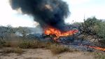 Detik-detik Helikopter Jatuh dan Terbakar di Venezuela
