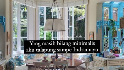 10 Potret Dapur Cantik Dian Sastro dan Koleksi Kerupuknya