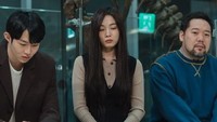 Ada tiga hantu yang kompak di RS, yaitu Hwang Guk Chan, Choi Hoon Gil, dan Lim Bo Mi. Foto: (Dok. Viu)