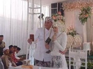 Viral Transformasi Makeup Pengantin Nanny yang Dinikahi Eks Suami Mawar AFI