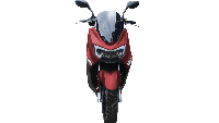 Bentuk mirip Nmax 155 bisa dilihat dari bagian depan, samping hingga belakang. Bedanya, terlihat ada jok dengan sandaran pinggul untuk pengemudi. Foto: Dok. Motoposh