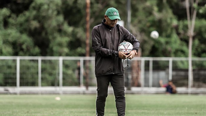 Pelatih PSS Sleman I Putu Gede Swi Santoso, Rabu (23/2/2022).