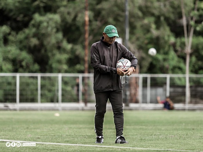 Pelatih PSS Sleman I Putu Gede Swi Santoso, Rabu (23/2/2022).