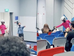 Pelayanan Bintang 5! Pengantar Makanan Ini Antar Pesanan sampai ke Kelas
