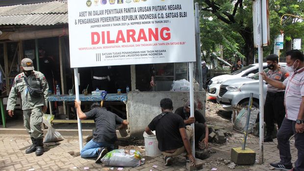 Penyitaan Aset Kaharudin Ongko (Dok: Satgas BLBI)
