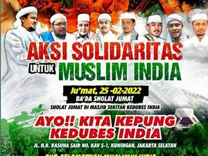 Gelar Aksi di Kedubes India Hari Ini, PA 212 Minta Massa Taat Prokes-Tertib