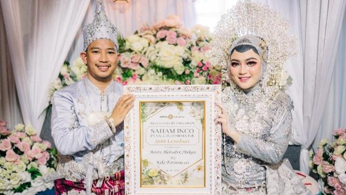 Pria di Konawe Utara memberikan mahar 500 lembar saham.