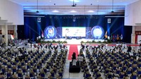 Mengusung tema penguatan ketahanan nasional melalui upaya pemantapan stabilitas nasional dan upaya percepatan pemulihan ekonomi nasional didepan 7.120 orang, baik yang menyaksikan secara langsung maupun yang menyaksikan secara daring di channel youtube Humas IPDN.