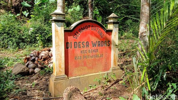 Suasana Desa Wadas, Kecamatan Bener, Rabu (23/2/2022)