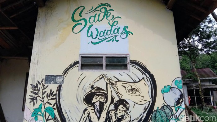 Suasana Desa Wadas, Kecamatan Bener, Rabu (23/2/2022)