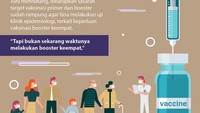 Namun untuk saat ini, prioritasnya adalah memeratakan akses vaksin bagi yang belum mendapat vaksinasi.