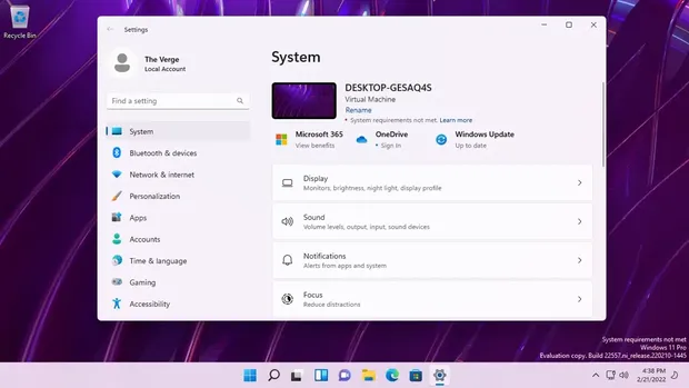Peringatan Microsoft di Windows 11