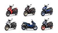 Model terbaru skutik bongsor Yamaha itu mendapatkan pembaruan dari sisi warna, serta grafis. Dan harus diakui, pilihan warna baru Aerox 155 2022 ini cukup berani, sehingga bikin jatuh hati siapapun yang melihatnya. Foto: Dok. Yamaha Thailand
