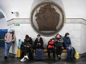 Perang Lawan Rusia, Stasiun Bawah Tanah di Ukraina Dijadikan Bungker