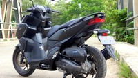 Pilihan warna Grande Matte Black ini terdapat di varian CBS dan ABS. Foto: Luthfi Anshori/detikOto