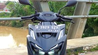 All New Honda Vario resmi dirilis secara global di Indonesia pada awal Februari 2022 lalu. Warna Grande Matte Black menjadi salah satu pilihan yang diberikan AHM untuk para konsumen setianya. Foto: Luthfi Anshori/detikOto