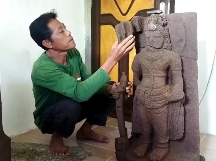 Arca yang ditemukan BPCB Jawa Timur di Situs Srigading