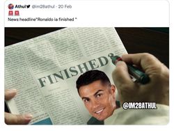Paceklik Gol Lagi, Meme Ronaldo Mendadak Mejen Lawan Atletico