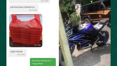10 Kejadian Kocak Driver Ojol saat Antar Pesanan Makanan
