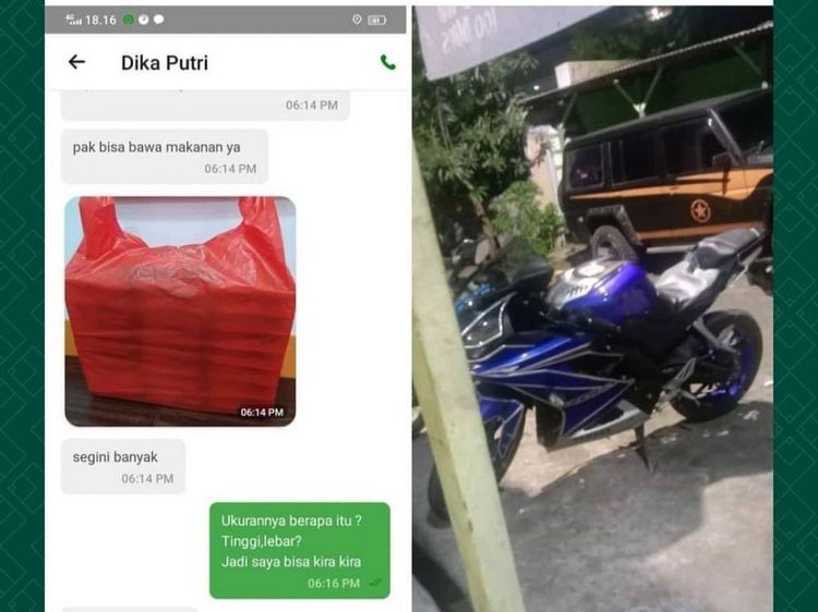 10 Kejadian Kocak Driver Ojol saat Antar Pesanan Makanan
