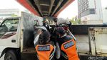 Nah loh! Dishub Angkut Motor Parkir Liar di Senen