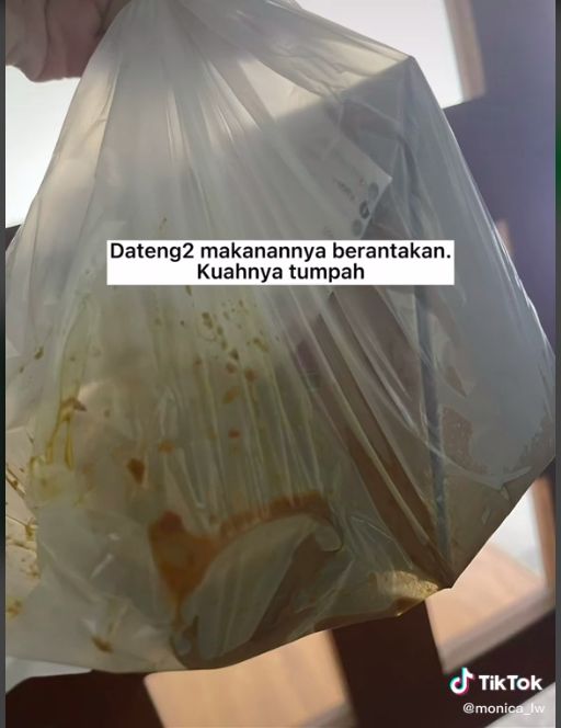 Driver ojol kecelakaan saat antar makanan
