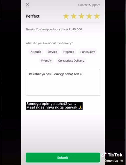Driver ojol kecelakaan saat antar makanan