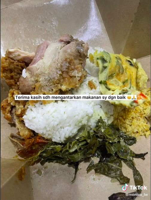 Driver ojol kecelakaan saat antar makanan