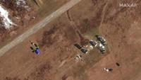 Foto Satelit Pergerakan Pasukan Rusia ke Ukraina Februari 2022 dari satelit Maxar Technologies.