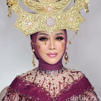 Hasil makeup MUA ini viral bikin kagum.