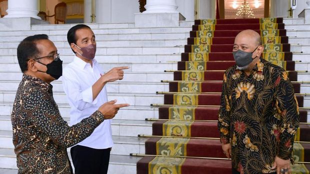Indro Warkop di Istana Presiden Bogor, Jawa Barat, Kamis (24/2/2022). (Dok: Biro Pers Sekretariat Presiden)