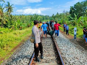 Keluar Rumah Tanpa Pamit, Ibu Rumah Tangga di Banyuwangi Tewas Tertabrak KA