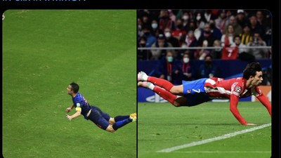 Wow, Ini Joao Felix atau Robin van Persie?