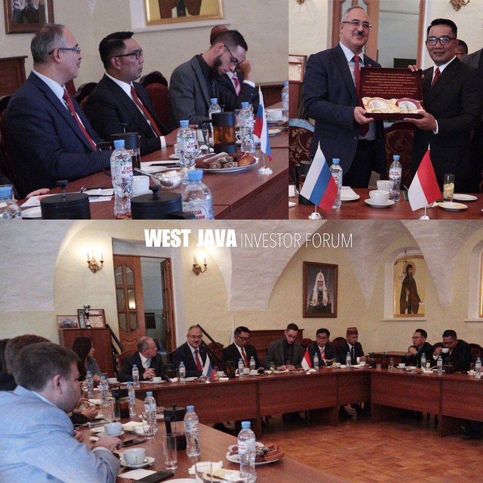 Kunjungan Ridwan Kamil ke Rusia 2018 lalu.