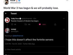 Rusia Serang Ukraina, Netizen Cemas Perang Dunia 3