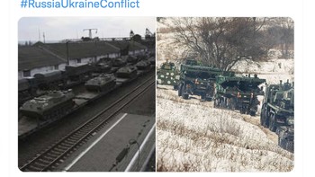 Netizen ini bertanya-tanya apakah invasi Rusia ke Ukraina benar-benar akan menjadi awal Perang Dunia 3. Foto: Twitter