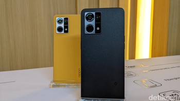 Beralih ke Oppo Reno7 yang baru akan diperkenalkan pada 2 Maret 2022 dan peluncurannya baru akan menyusul setelahnya. Foto: Virgina Maulita Putri/detikINET