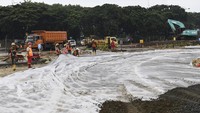 Lintasan Formula E Jakarta memiliki panjang 2,4 kilometer dengan lebar 12 meter.   