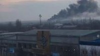 Pasukan Rusia menembaki lapangan terbang Ivano-Frankivsk, Ukraina.  