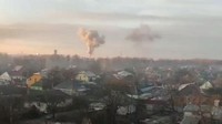 Rentetan ledakan dilaporkan terdengar di Kiev, ibu kota Ukraina dan beberapa kota di dekat garis depan Ukraina timur dan di sepanjang pantai negara itu, beberapa saat setelah Presiden Rusia Vladimir Putin mengumumkan operasi militer.  